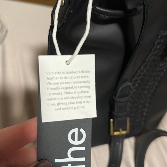 The sak Ivy bucket purse black vachetta leather - Picture 4 of 5